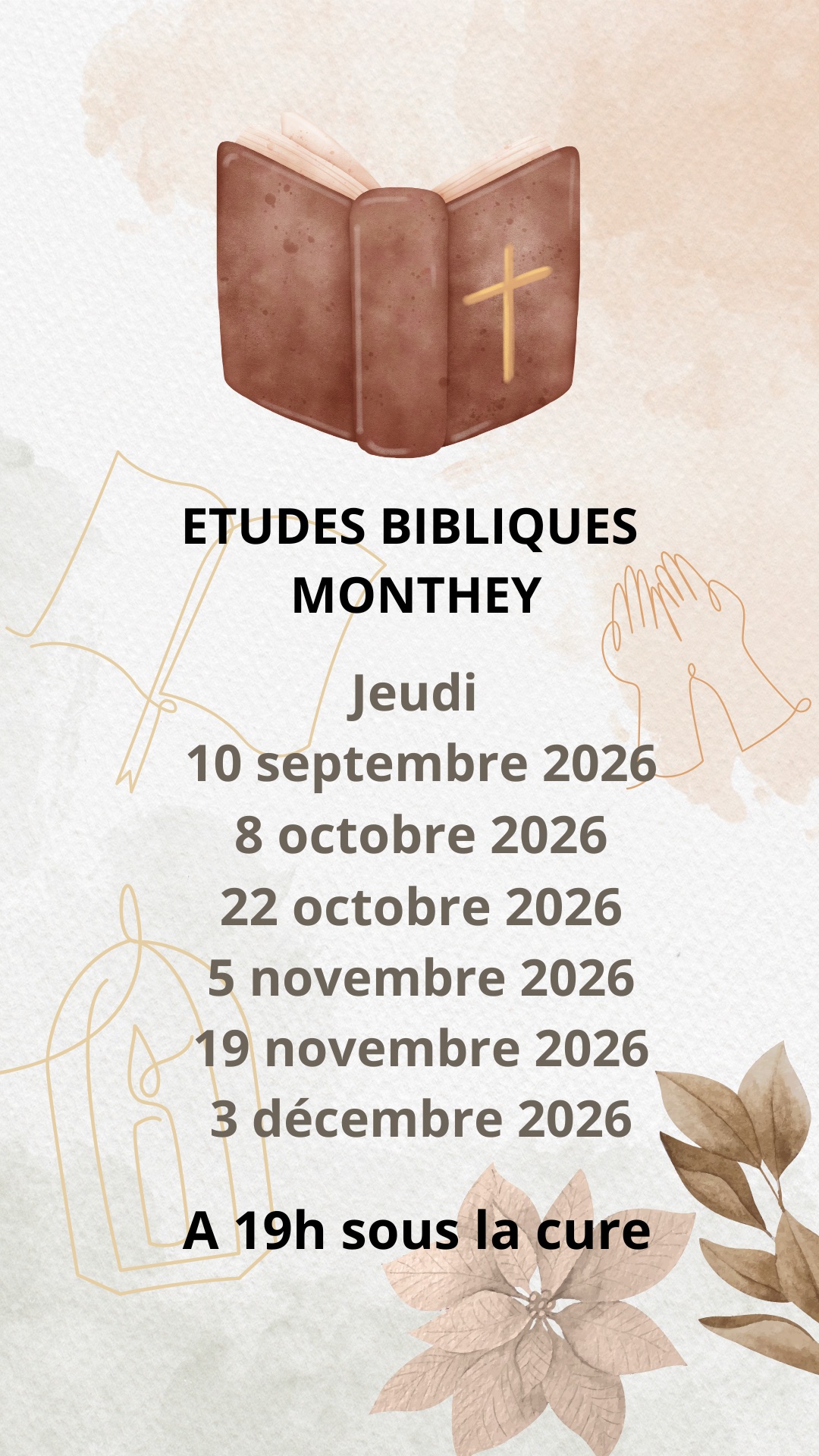 Etude biblique Monthey 10 septembre 2026