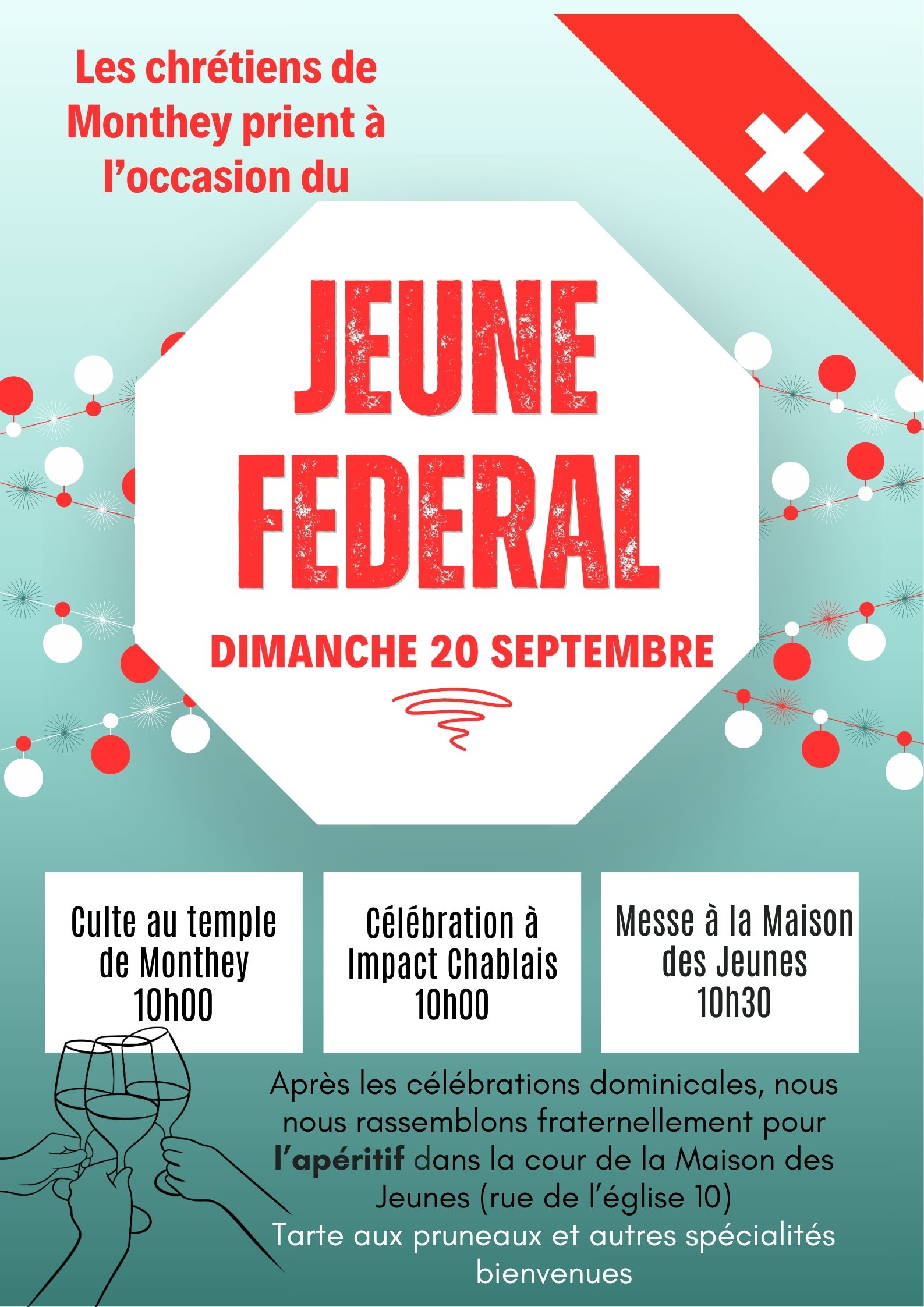 Jeune Fédéral_Monthey Etude biblique Monthey 10 septembre 2026